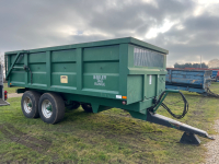 2009 Bailey 12T grain trailer, super singles, sprung drawbar and hydraulic back door