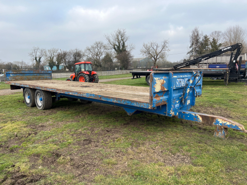 2007 Stewart 30ft twin axle bale trailer