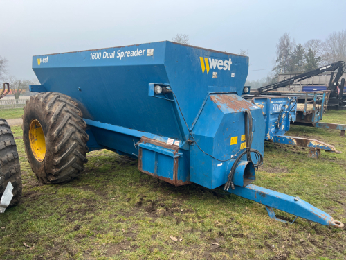 West 1600 dual spreader