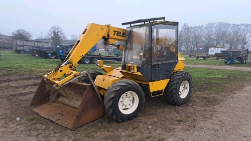 Sanderson T2 telehandler c/w bucket and pallet forks