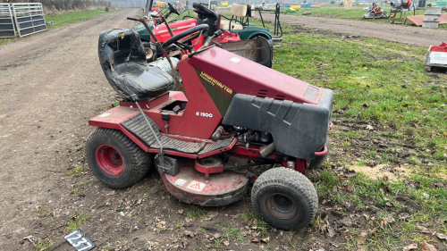 Lawnmaster ride on mower Honda engine good runner York Machinery Sale Building materials small plant lawn mowers garden etc. February timed online auction York Auction Centre