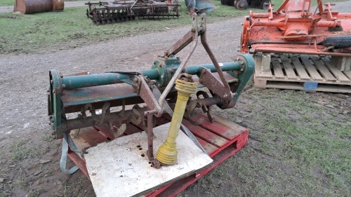 Rotavator for compact tractor