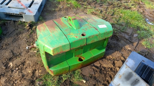 John Deere front weight block