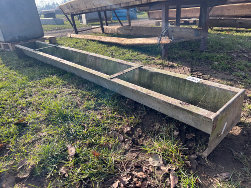 Sheep feed trough