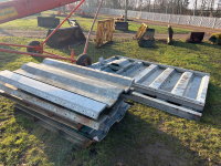 Crittall grain bin with spare panels