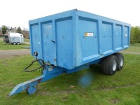 Brunton 12T trailer, on board weigher, 500/17 flotation tyres, working brakes