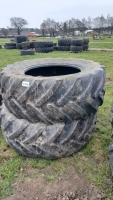 2 Michelin 540/65-30 tyres