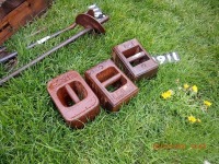 3 x 56lb weights