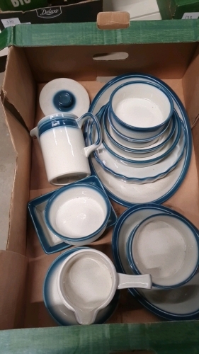 Wedgwood Blue Pacific dinner service