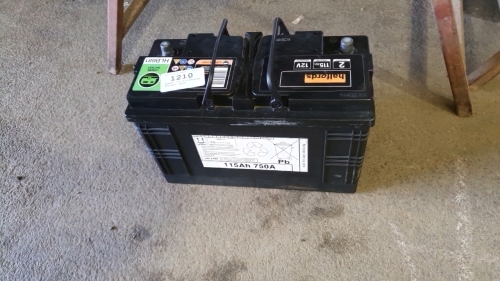 HLB681 115 A/H leisure battery, good