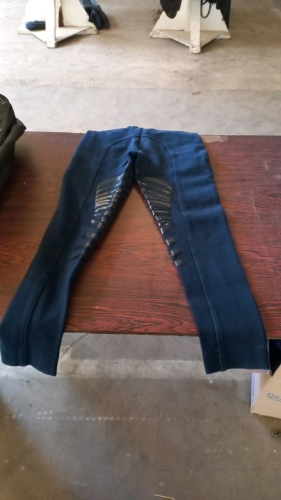 30" Navy Sticky Bum Jodhpurs