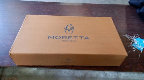 Brand new in box Moretta Gabriella Navy riding boots 8 wide calf