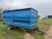 Livestock trailer for tractor