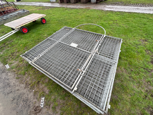 Claydon mesh turnout pen, Claydon horse exercisers. 7ft tall