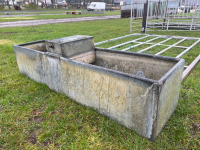 6ft galvanised water trough