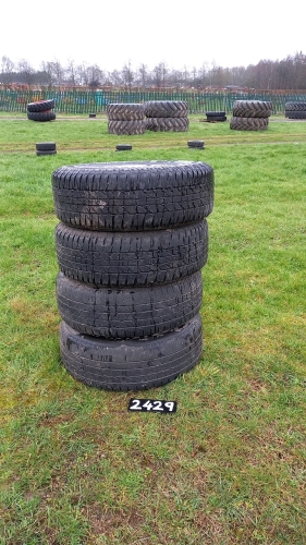 Full set of Mitsubishi L200 wheels and tyres