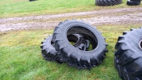 Pair 11.2R24 Michelin tyres 99\% good