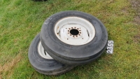 2 x Ford 750/18 wheels
