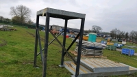 Steel gantry platform and stairs
