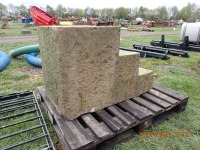 3 step stone mounting block