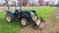 BENYE Farmster 4330 compact tractor c/w front loader with multifunction bucket, V5, 2 keys. DK07 FVC