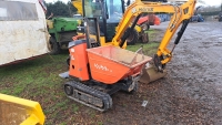 Kubota tracked high tip dumper