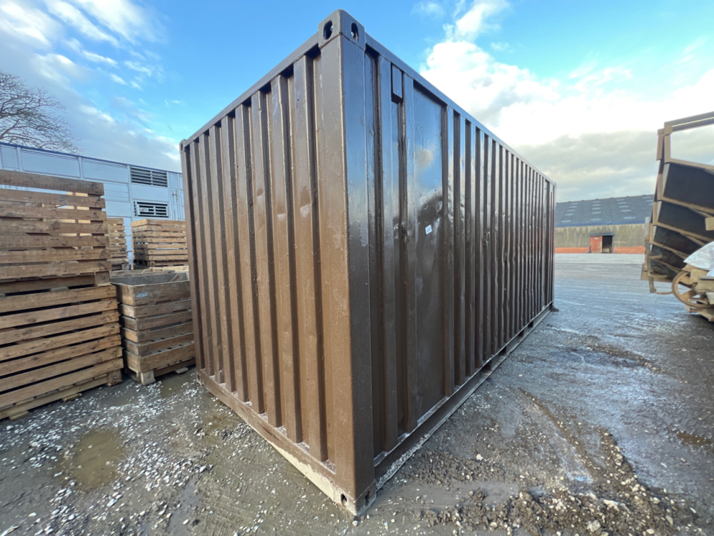20ft steel container with racking | York Machinery Sale (Machinery ...