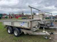 Ifor Williams TT3017 3.5T tipping trailer with electric remote, hitch lock and keys, 2016