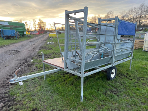 Harrington sheep handling/turnover trailer