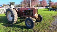 Nuffield Universal 4 tractor fitted with 6-cylinder 5.7 BMC. Road registered. 852 XVG