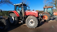 Massey Ferguson 6490 Dynashift 4wd tractor, 9250 hours, 2003, KV53 LRU
