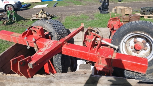 Grimme topper press wheels and frame