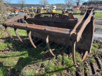 Strimech muck grab with Hardox tines and Merlo fittings