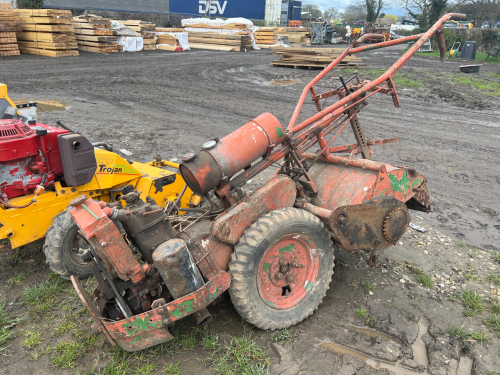 Howard Gem pedestrian rotavator with Sachs diesel engine, spares or repair