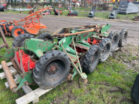 Set of 5 Ransome gang mowers c/w drawbar frame and linkages