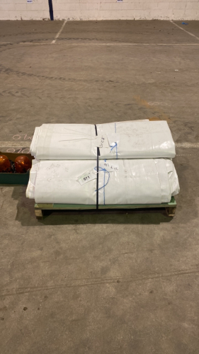 5 x PVC tarpaulin sheets each 21'x16'