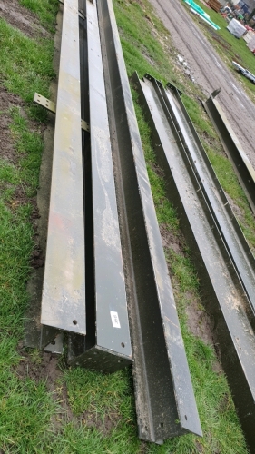 3x Steel girder 8in x 8in x 33ft long
