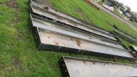 5x steel girders, 18in x 7.5in x 16ft4 long