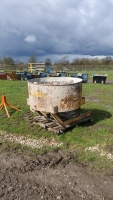 Mammut concrete pan mixer, PTO driven