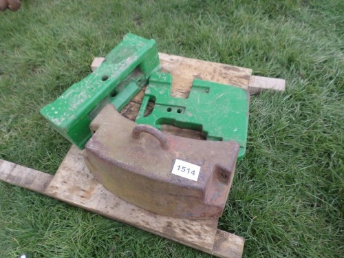 Front end Nuffield tractor weight
