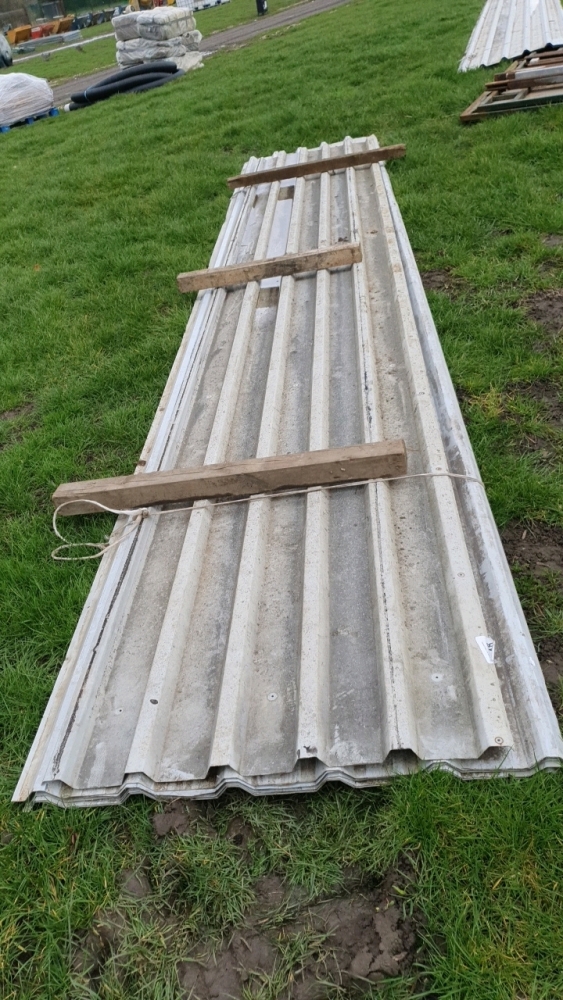 Heap of tin sheets York Machinery Sale (Building materials, small