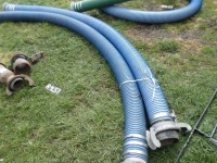 2 x 6" double ended tanker hoses