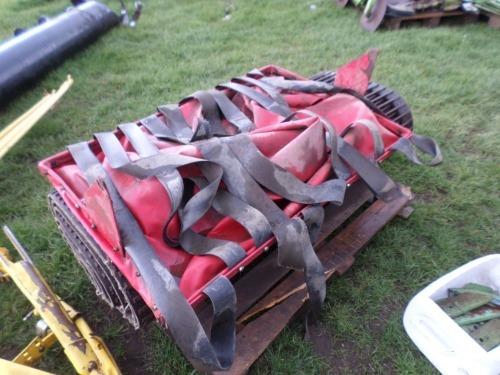 Reekie potato harvester parts, fall breaker for cart elevator and 40mm web, 1500mm wide