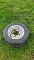 Indespension trailer spare wheel, good deep treat