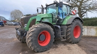 Fendt 930 Vario 4wd tractor c/w 65kph, TLS and triple mounted cab suspension, front linkage, hydraulic top link, Bill Bennett pick up hitch, new transmission 2022, 800/70/38 & 620/75/30. 7600 hours, FJ09 XUV, well looked after and ready for work