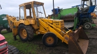 Ford 550 digger with back actor, front bucket with forks HHH 803V