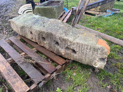 Stone gate post