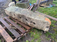 Stone gate post