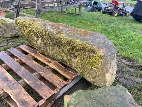 Stone gate post