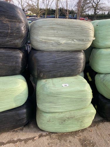 10 x Conventional haylage bales, collection from York Auction Centre
